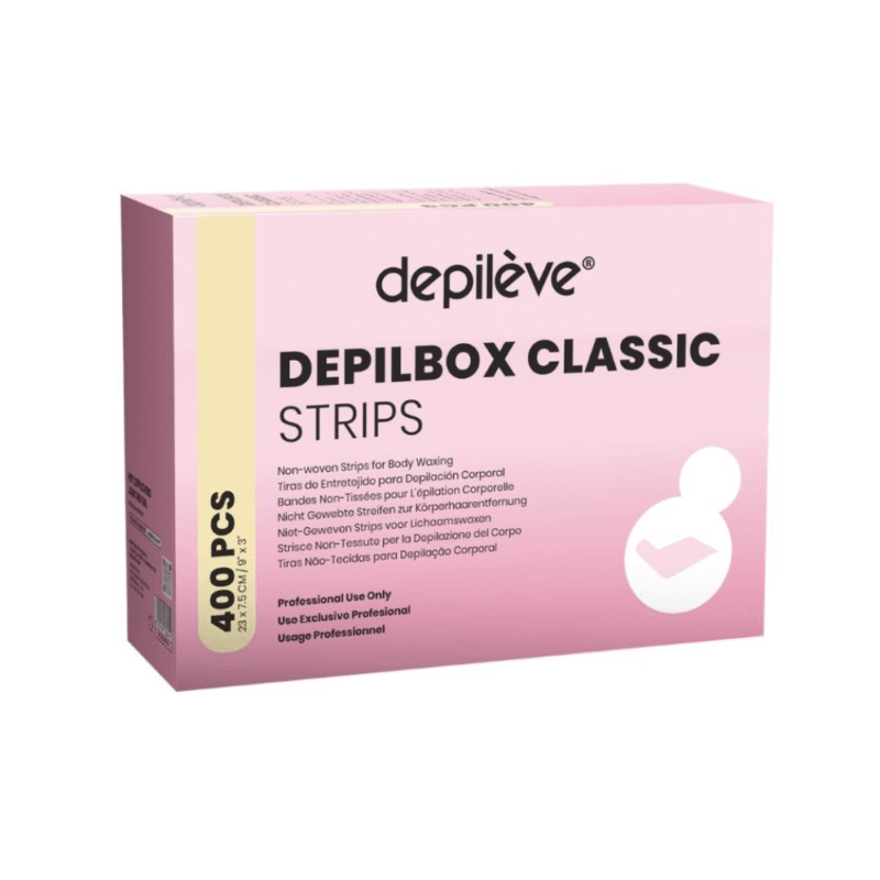 DEPILEVE JUOSTOS KŪNO DEPILIACIJAI DEPILBOX 400vnt