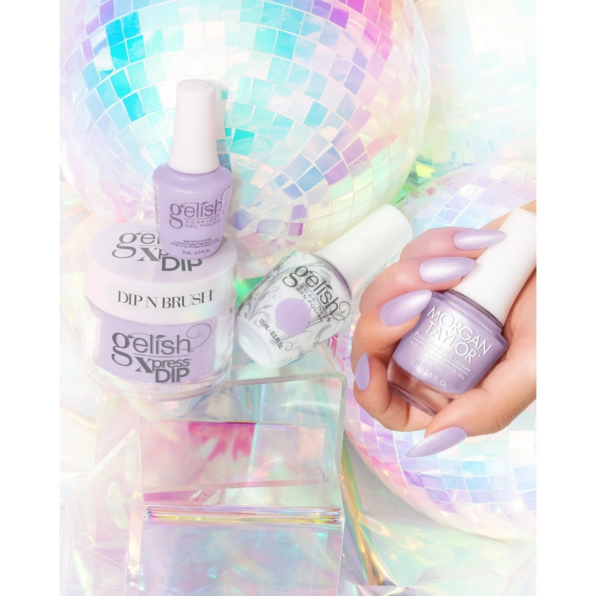 Gelish gelinis lakas 15ml. LUCIDLY LAVENDER 1110591 - Image 3