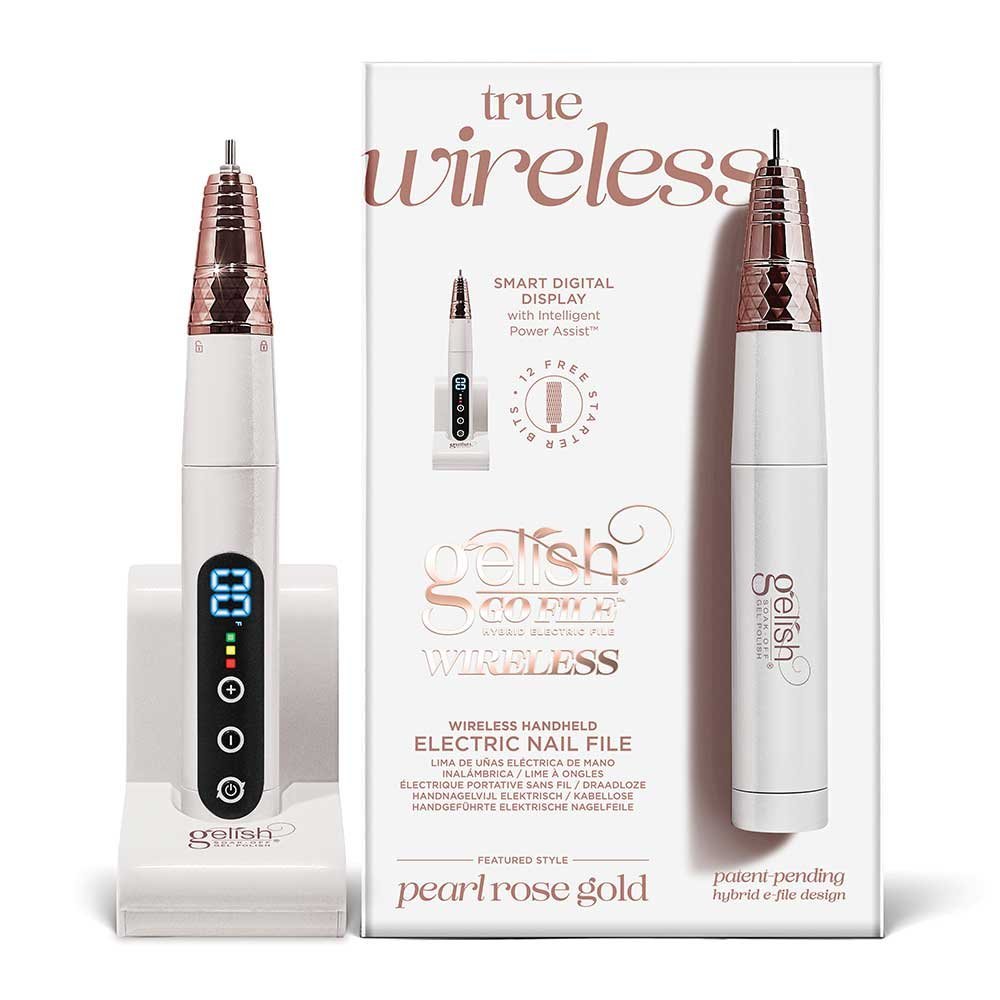 True Wireless Gelish belaidė freza Pearl Rose Gold