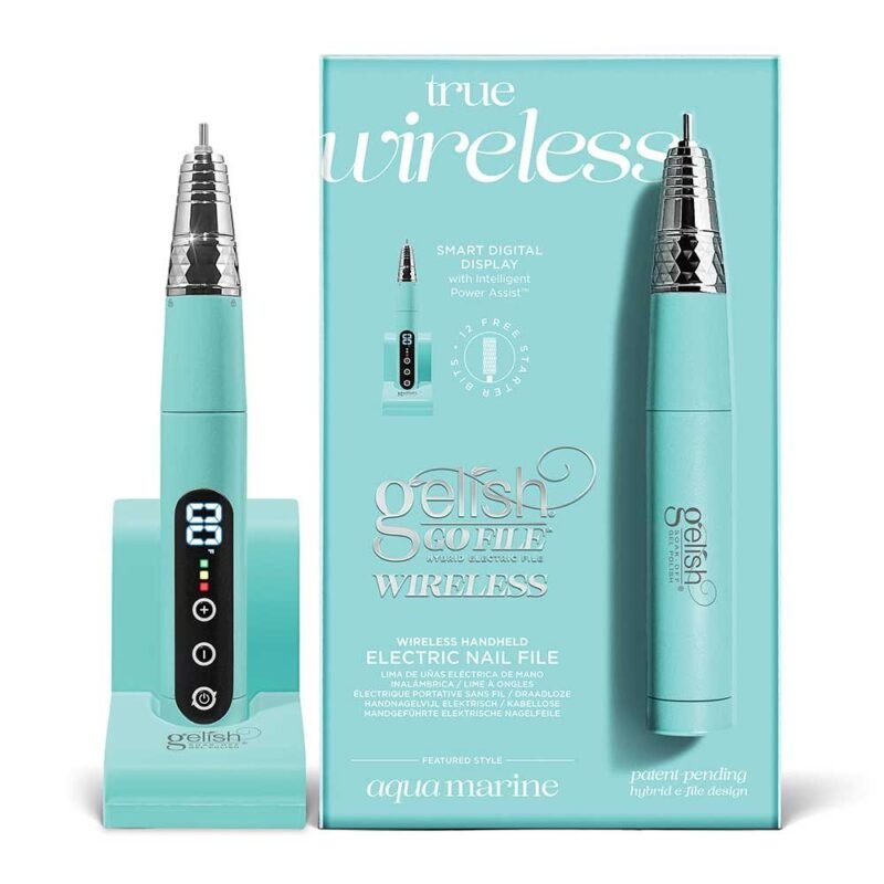 True Wireless Gelish belaidė nagų freza Aqua Marine