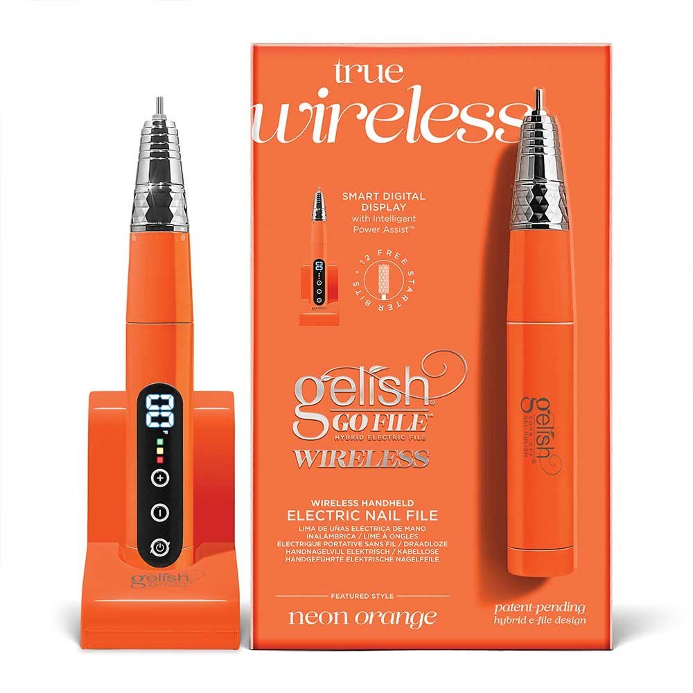 True Wireless Gelish belaidė freza Neon Orange